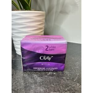 2 Bars Olay Age Defying White Soap‎ Bars Original Formula 4.25 oz NEW